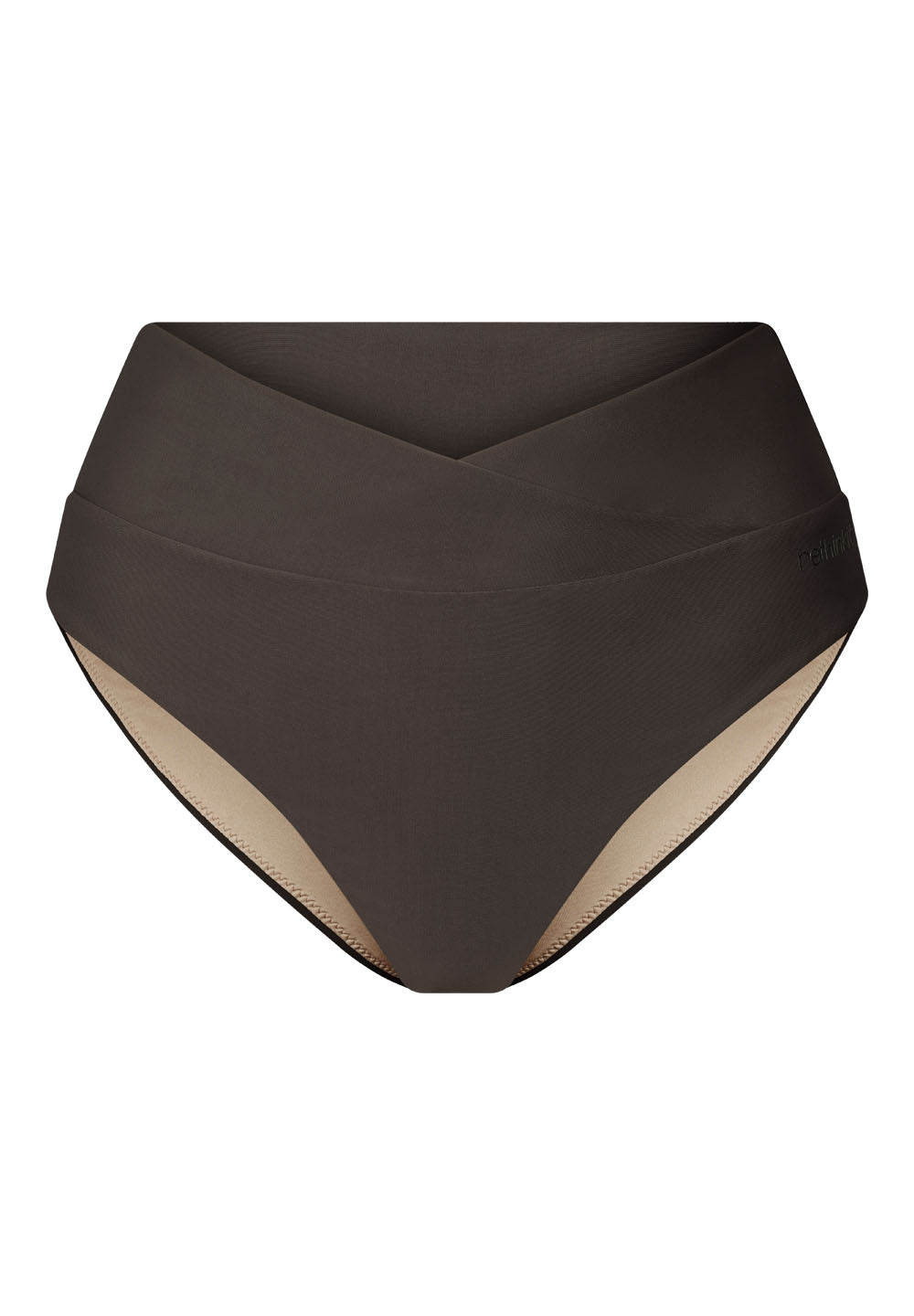 Rethinkit Bikini Bottom Brief Bay Swimwear 0022 almost black