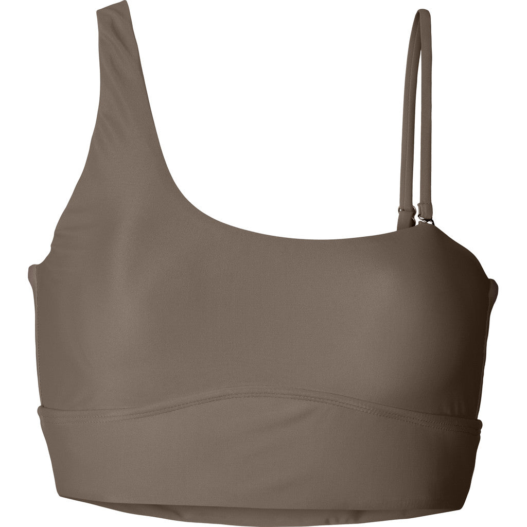 Rethinkit Bikini Top One Shoulder Bay Swimwear 3201 walnut