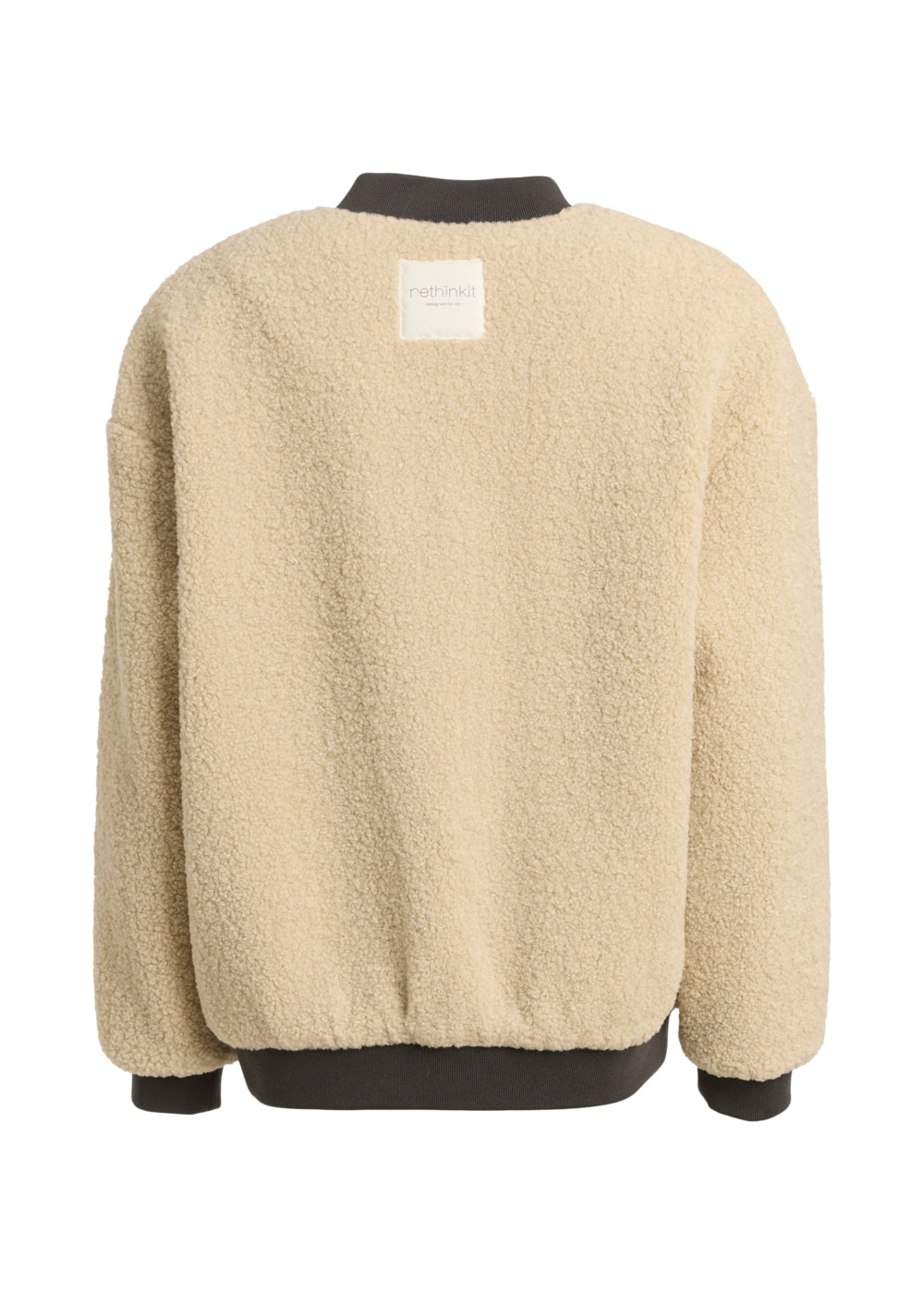 Rethinkit Bomber Jacket Pile 2 FUZZY Jackets 3356 sandshell