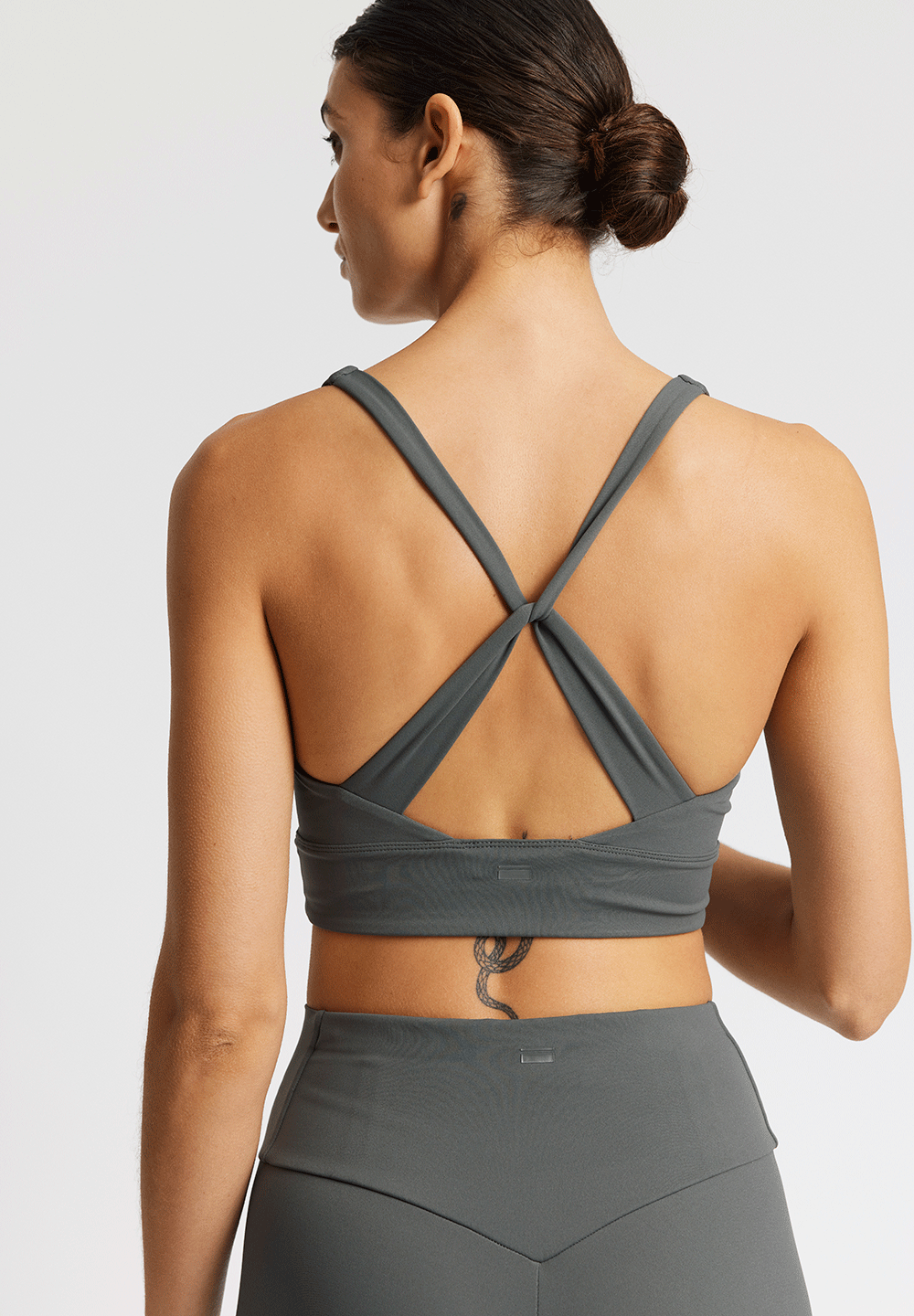 Rethinkit Butter Soft Sports Bra Seinna sports bra 0087 charcoal grey