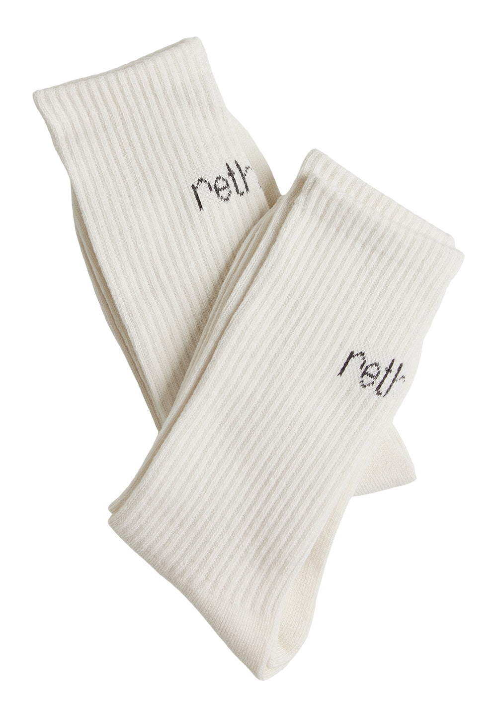 Rethinkit Rethinkit Crew Sock 2pack Acc 3180 off white