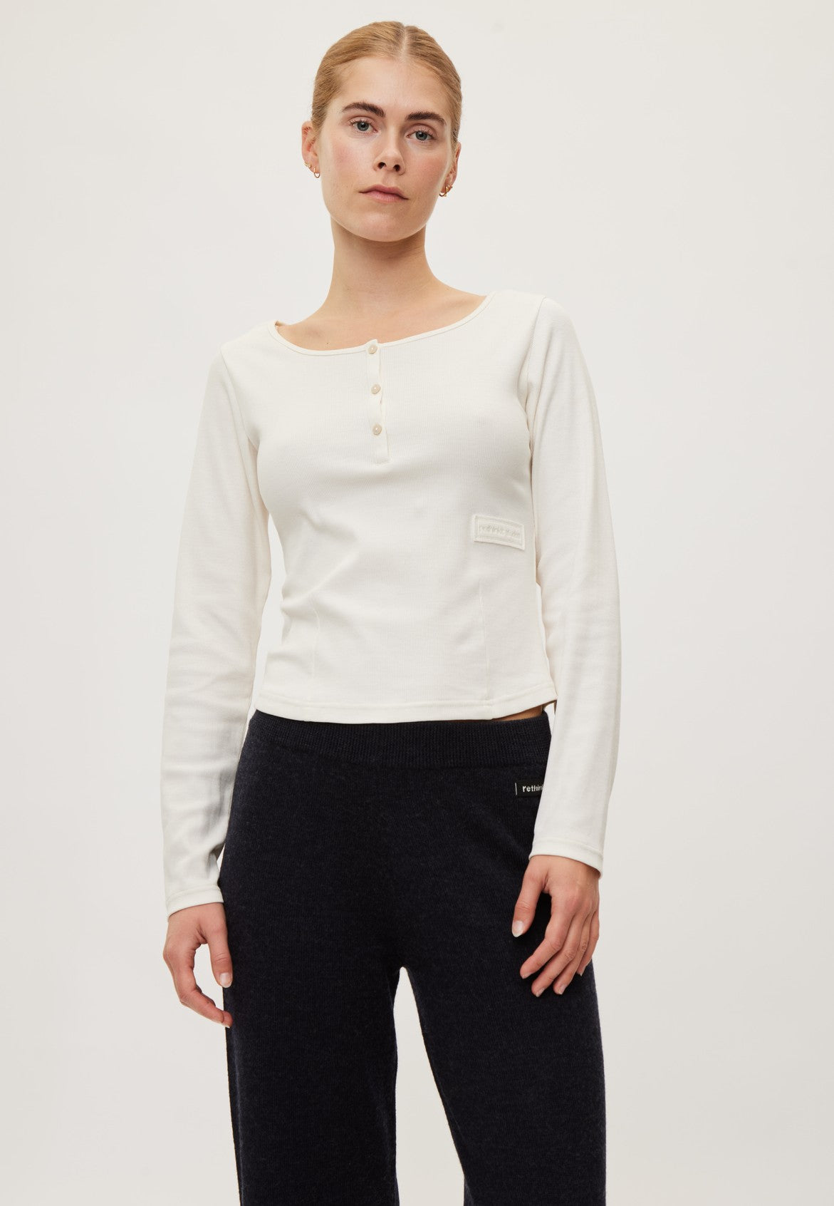 Rethinkit Elevate L/S T-shirt T-Shirt 3182 ivory