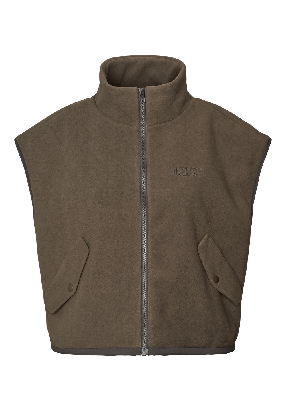 Rethinkit Gilet Polar Fleece Campfire Vest 9524 coffee