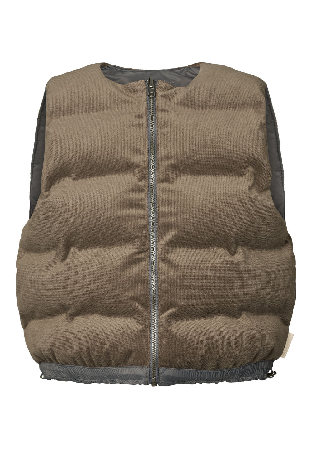 Rethinkit Gilet Revsersible Cocoon Vest 9521 grey thunder