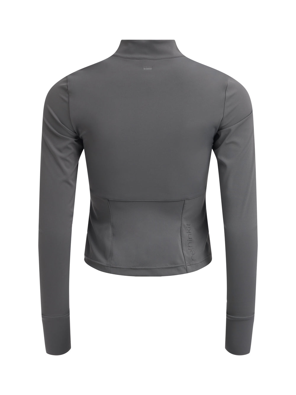 Rethinkit Half zip T-Shirt 0087 charcoal grey