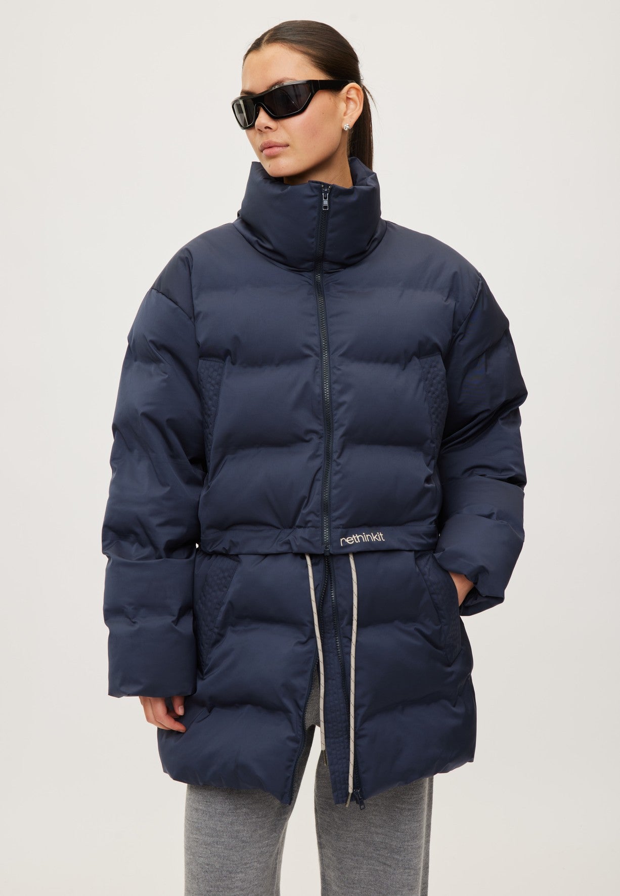 Rethinkit Jacket Puffer Hybrid Shelter Jacket 9539 blue midnight