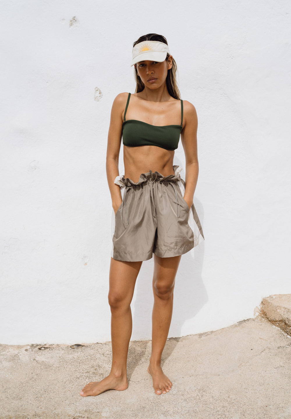 Rethinkit SHIVAru Bikini Top Swimwear forest green