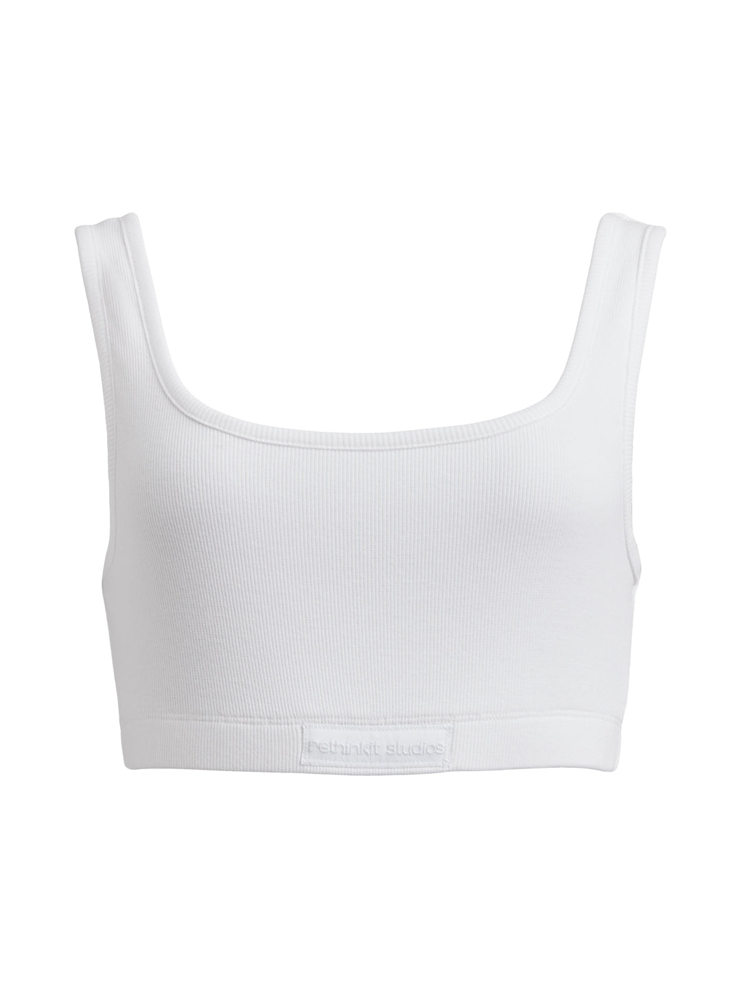 Rethinkit Soft rib bralette Key Comfy Top 0364 white