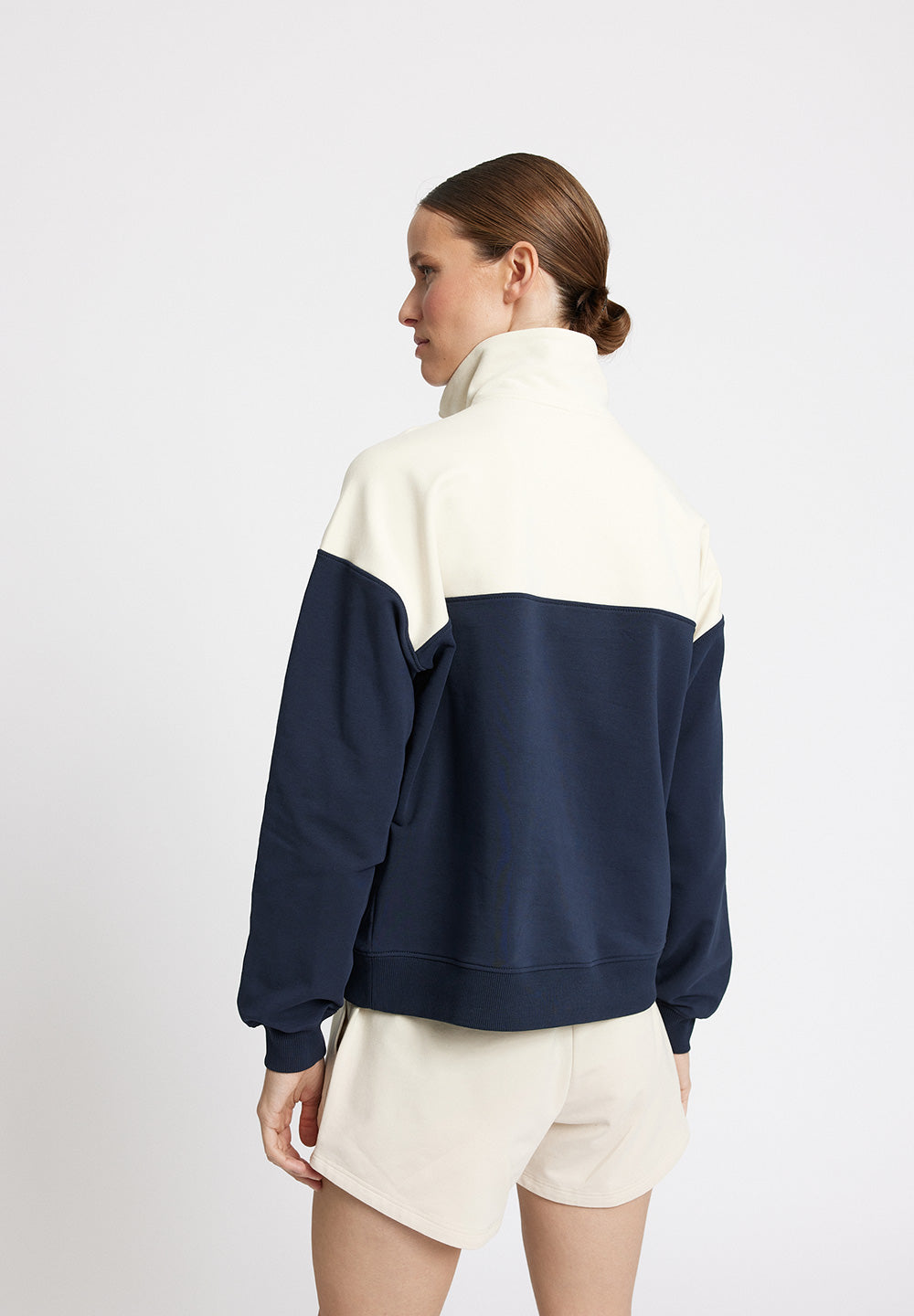 Rethinkit Sweat Imola Half Zip Sweatshirts 1432 navy