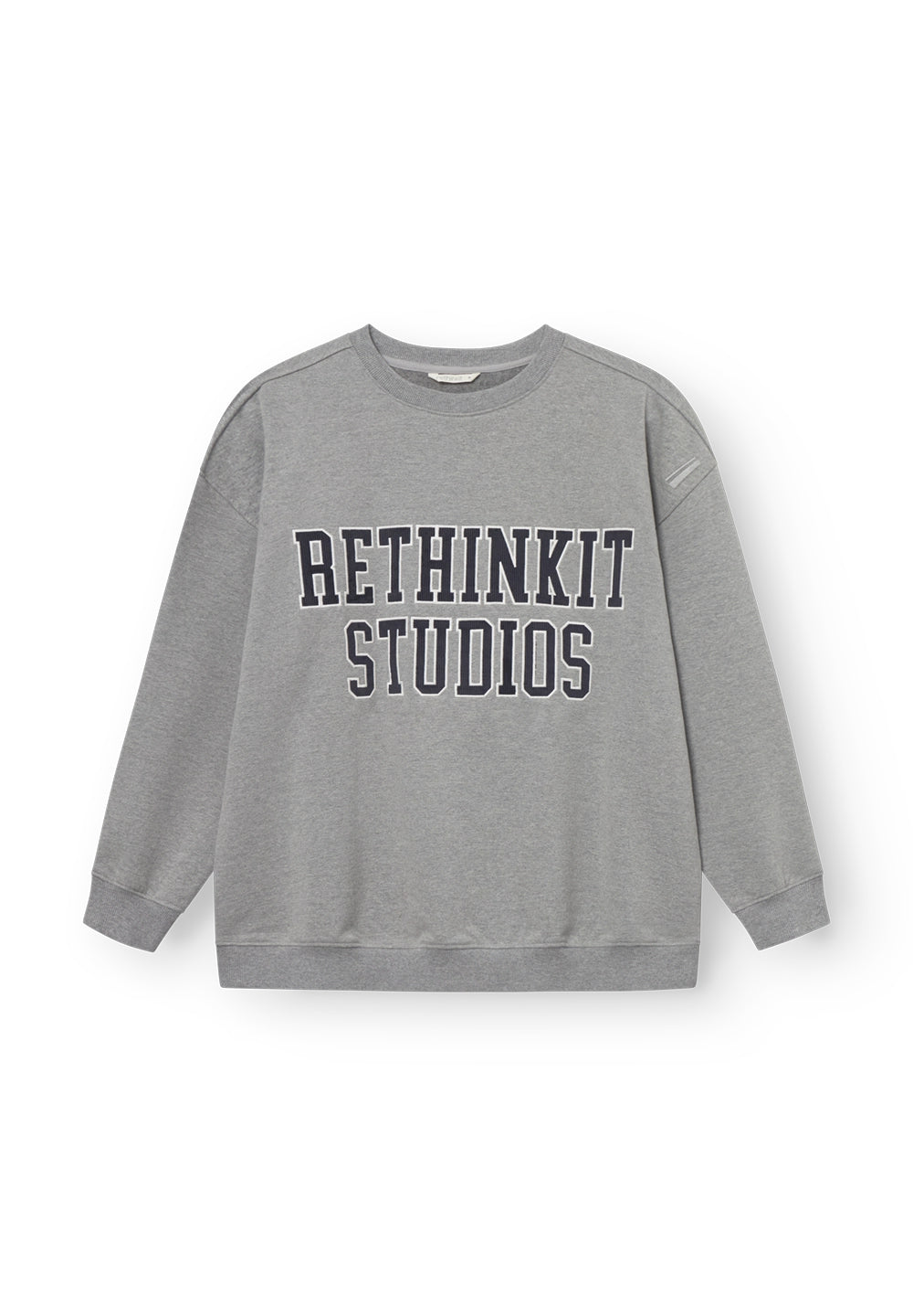 Rethinkit Sweat Shirt Logo Sweatshirts 0105 grey melange
