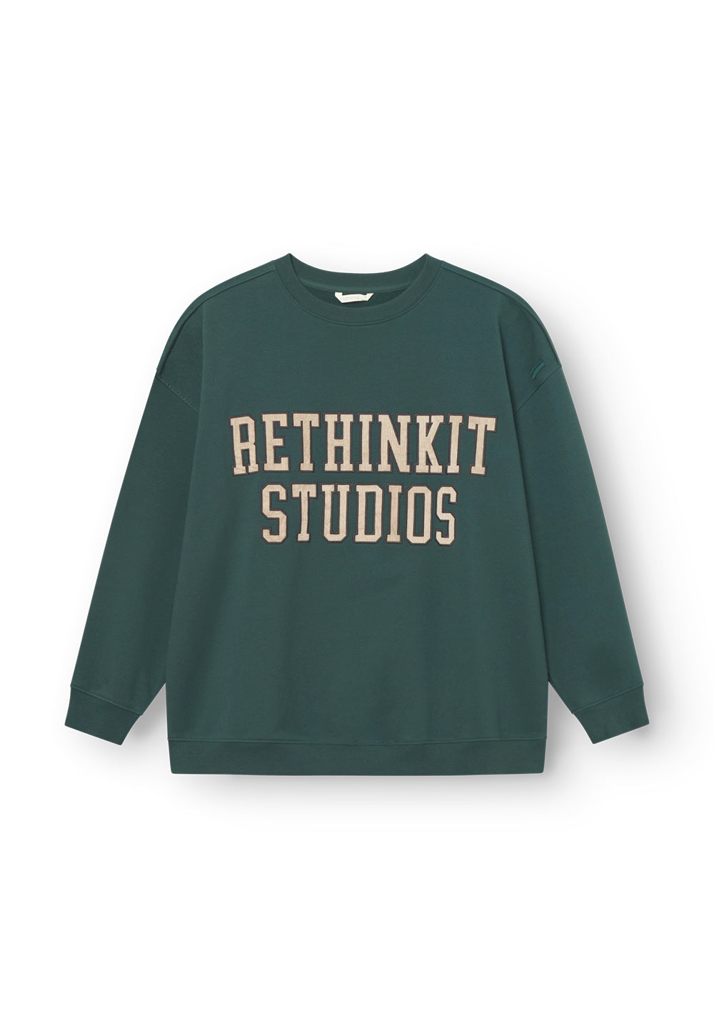 Rethinkit Sweat Shirt Logo Sweatshirts 4126 deep green