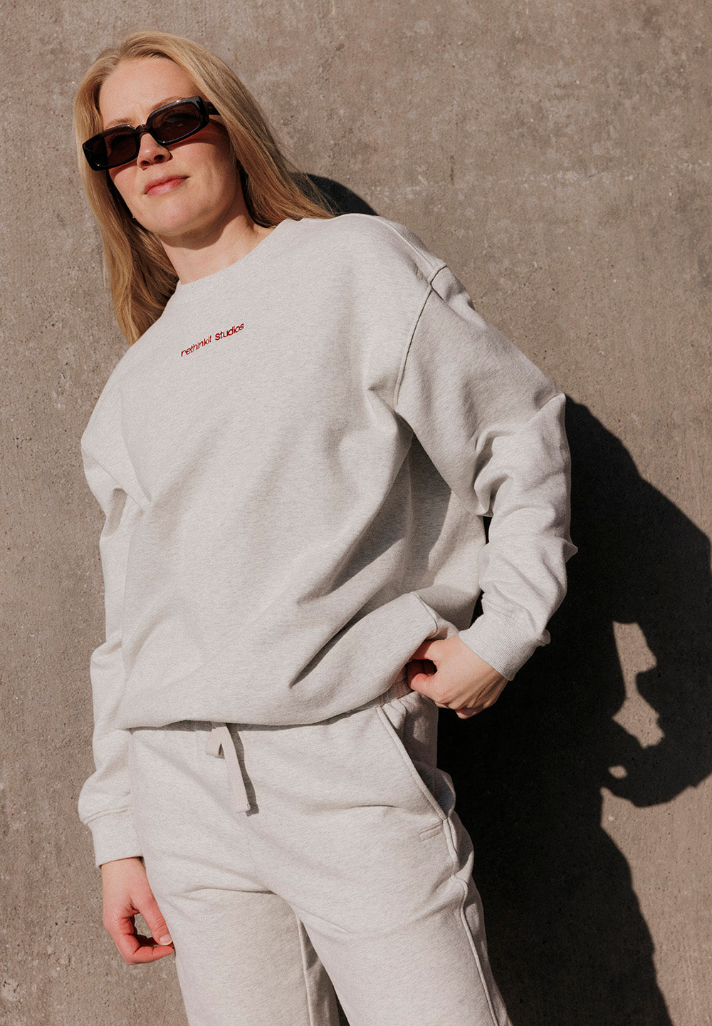 Rethinkit Sweatshirt Unisex One Sweatshirts 0220 light melange grey