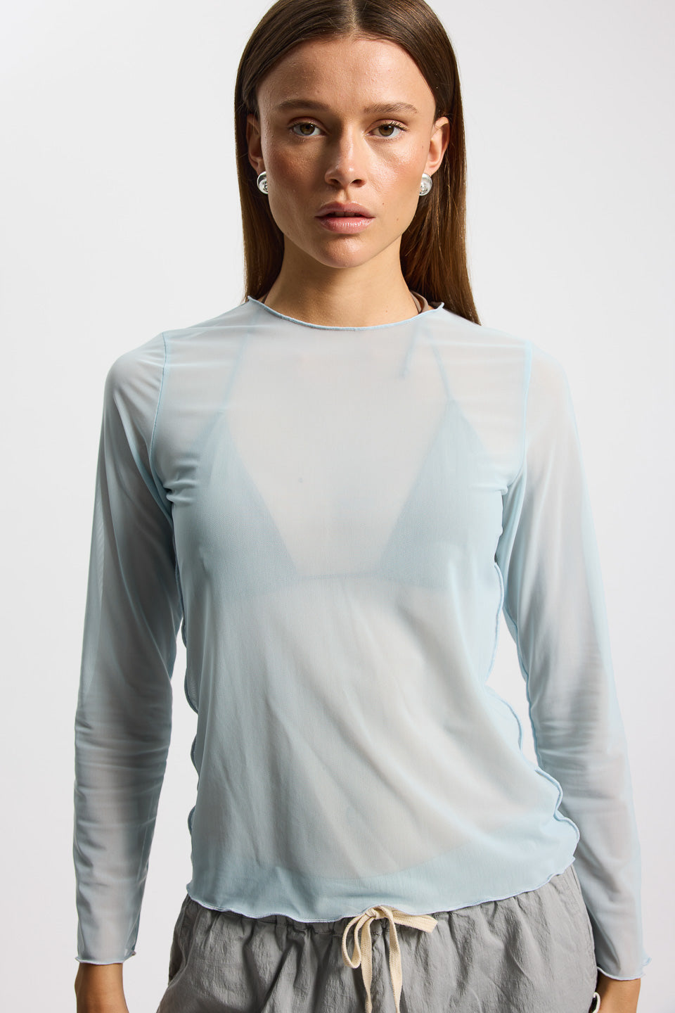 Rethinkit T-shirt Veil Tee 4031 Niagara Mist