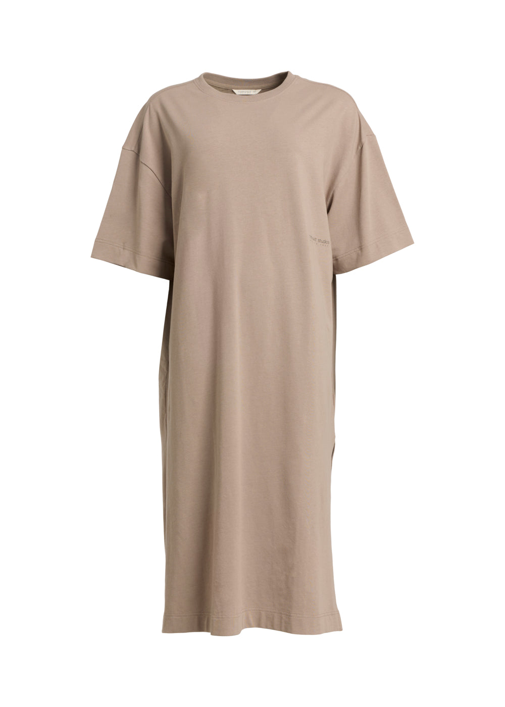 Light Sweat Tee dress - warm grey