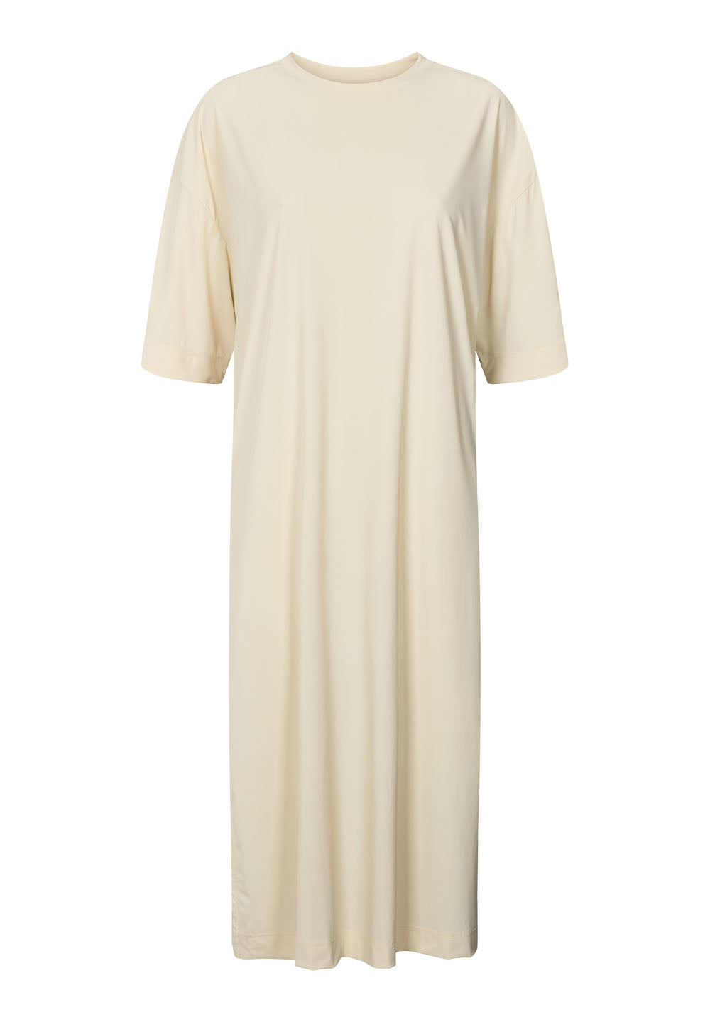 Rethinkit Tee Dress Slit dress 3355 summer sand