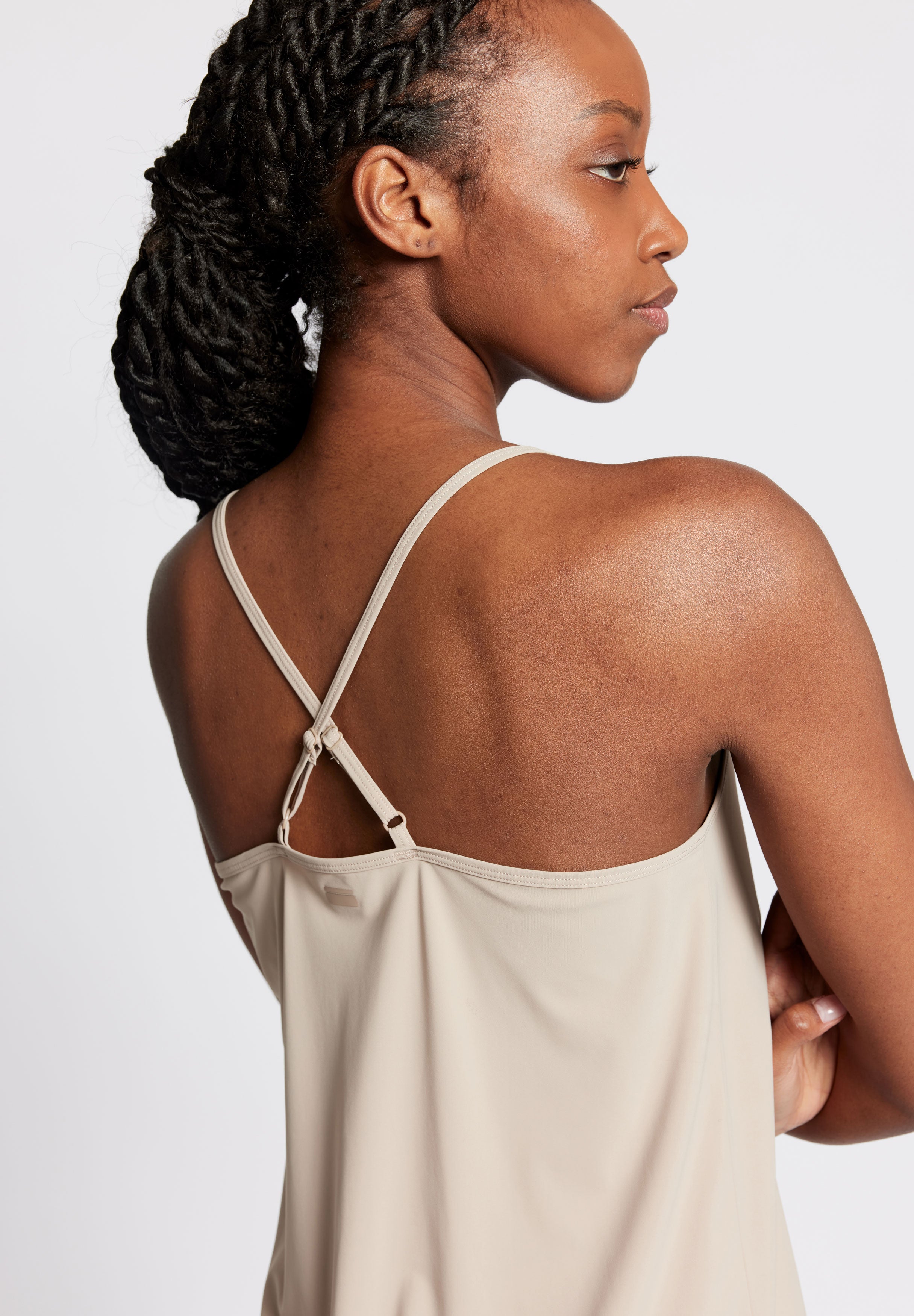 Rethinkit Top Crossed Back Ann Top 3300 mocha