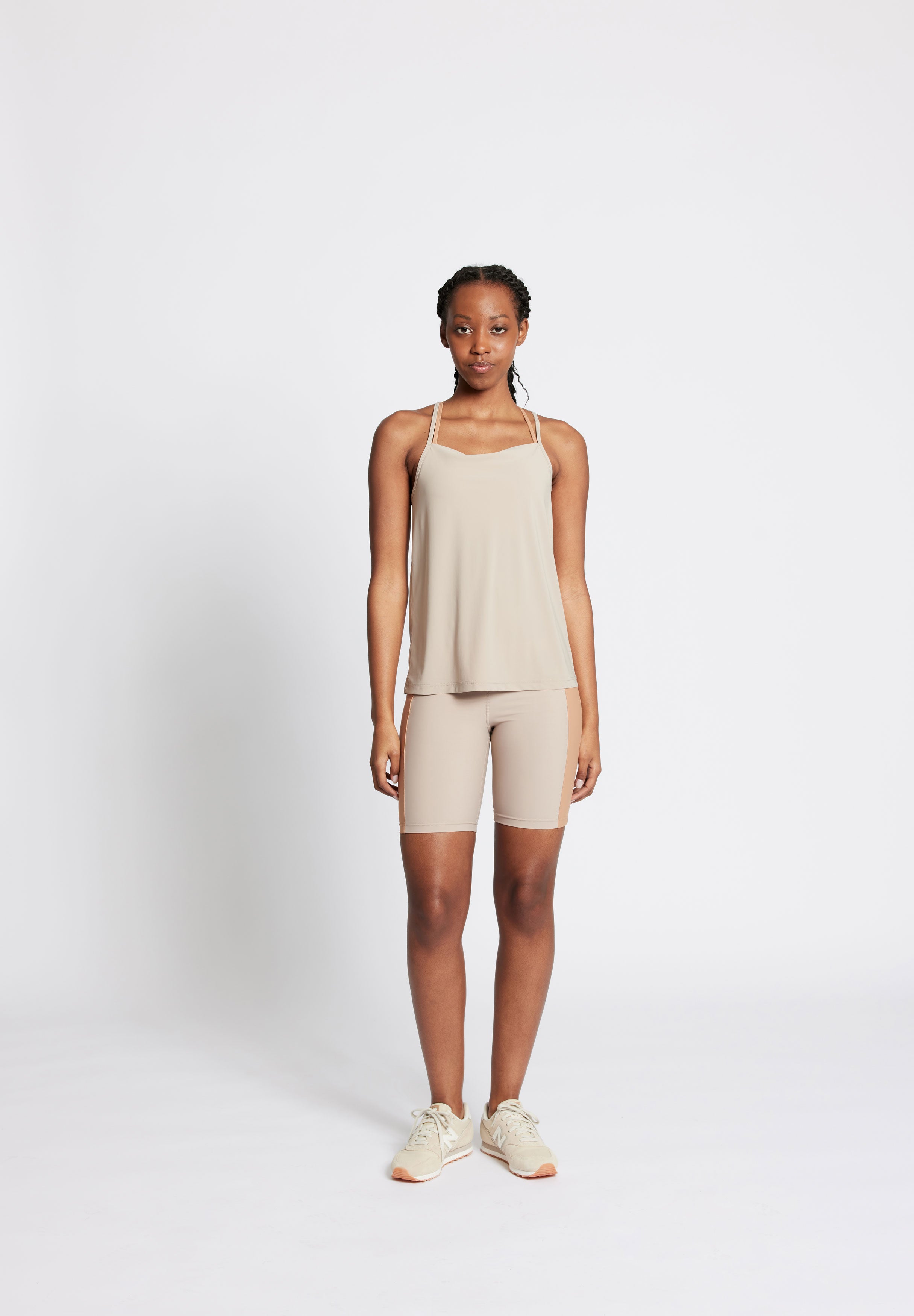 Rethinkit Top Crossed Back Ann Top 3300 mocha