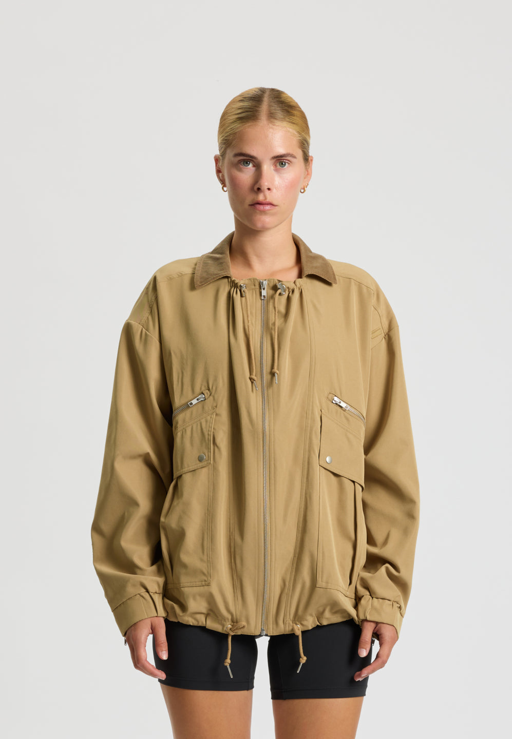 Rethinkit Track Jacket Cargo 90´ties Jackets 3188 desert leaf