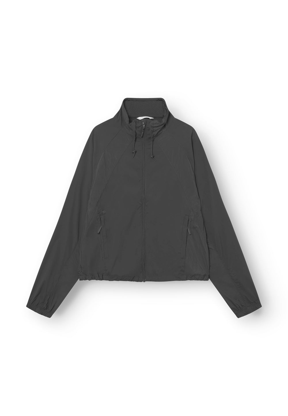 Rethinkit Track Jacket Oversized Kia Jackets 0022 almost black