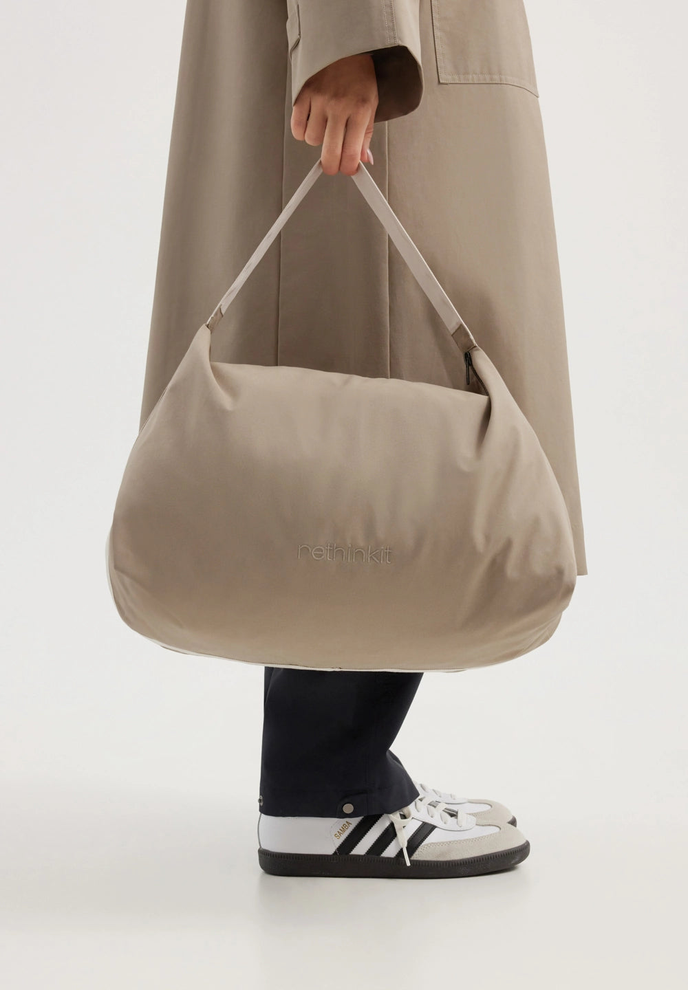Rethinkit Triangle Tote Bag Cloud Acc 3226 beige taupe