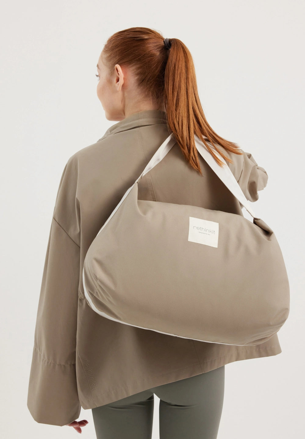 Rethinkit Triangle Tote Bag Cloud Acc 3226 beige taupe