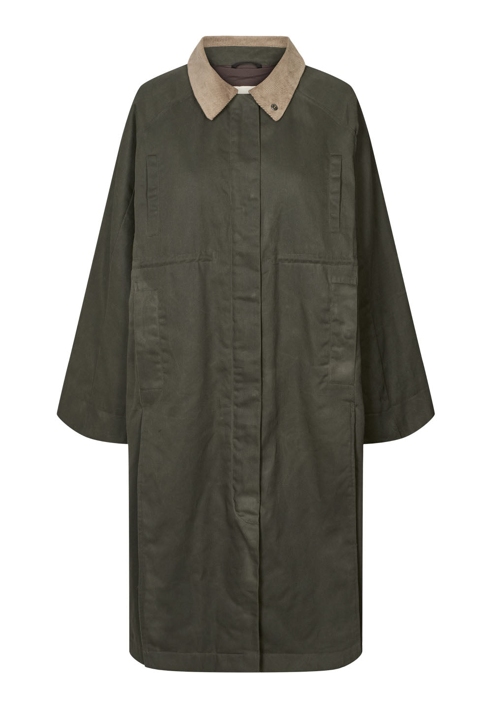 Rethinkit Waxed Coat Cloudy coat 9518 dark soil