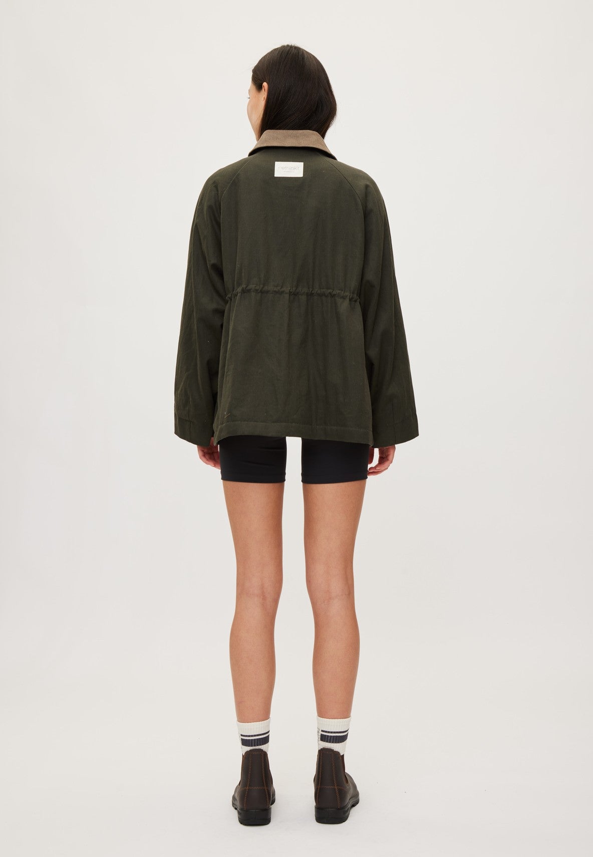 Rethinkit Waxed Jacket Cloudy Jacket 9518 dark soil