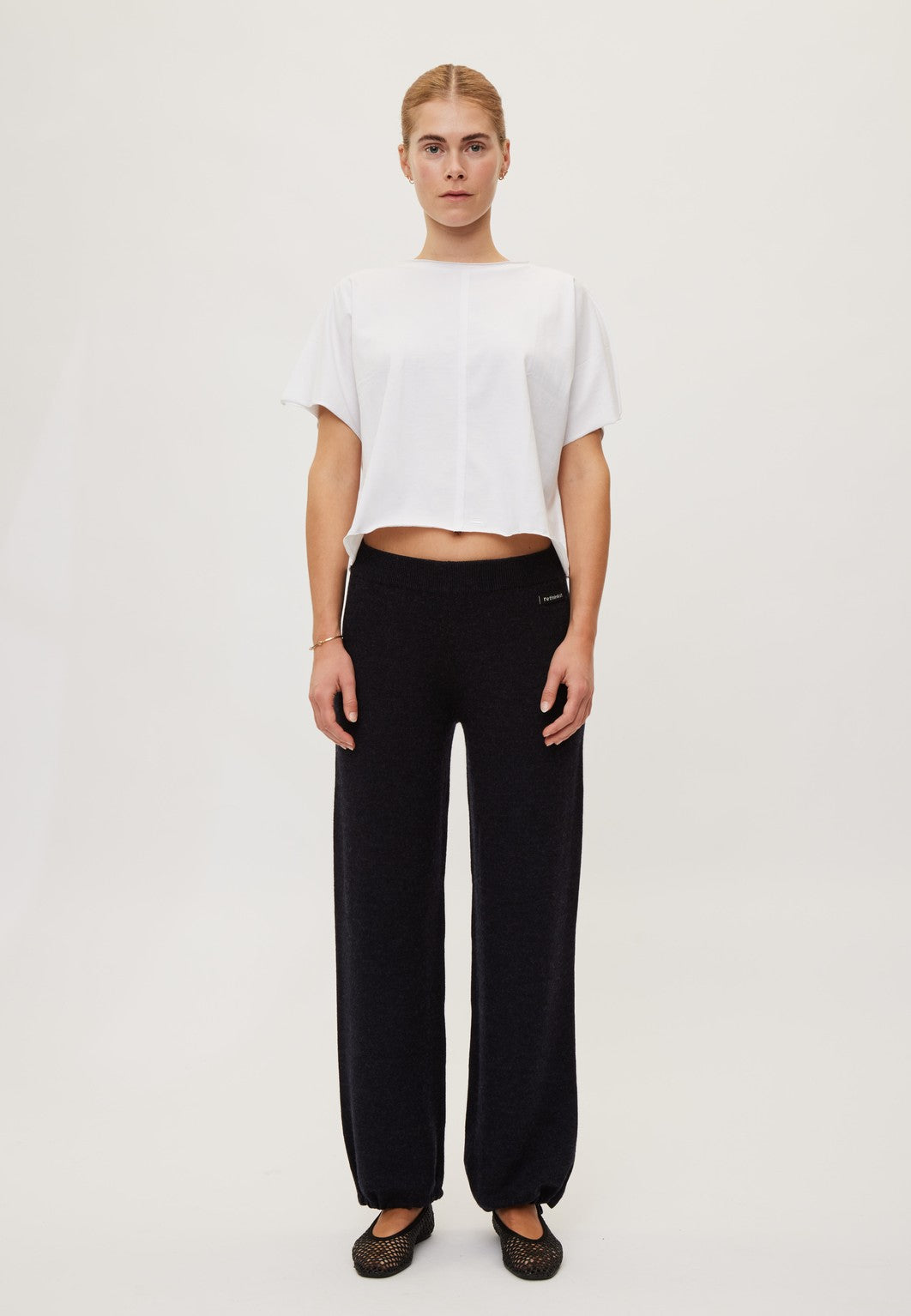 Rethinkit Wool Pants Keep Me Trousers 9533 dark navy melange