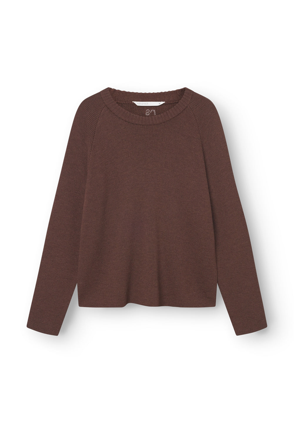 Rethinkit Wool Sweater Oslo Knitted Tops 3015 brown melange