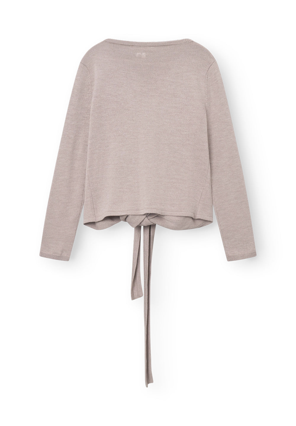 Rethinkit Wool Wrap Cardigan Keep Me Knitted Tops 3238 warm sand melange