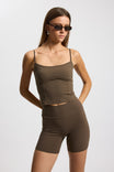 Bike Shorts Butter Soft - dark brown