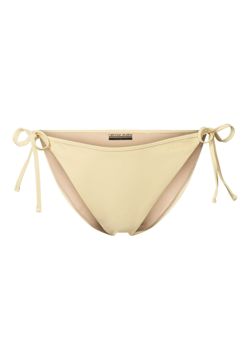 Rethinkit Bikini Bottom Tiestring Bay Swimwear 5300 lemon curd