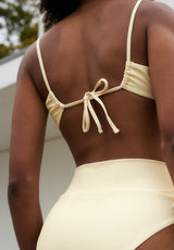 Rethinkit Bikini Top Bandeau BAY Swimwear 5300 lemon curd
