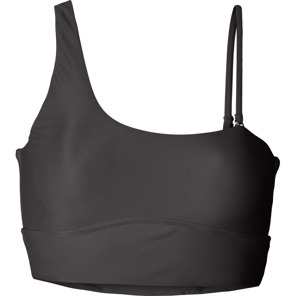 Rethinkit Bikini Top One Shoulder Bay Swimwear 0022 almost black