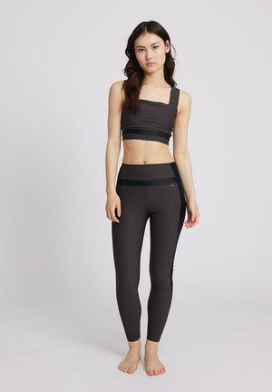 Rethinkit Blocked Tights Bibis 9/10 Tights 0022 almost black