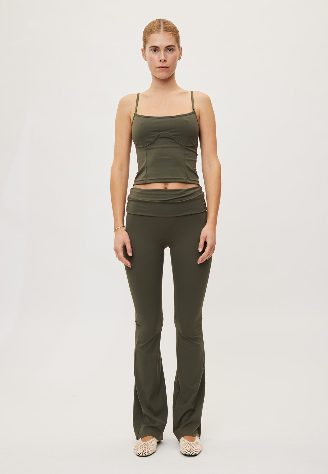 Rethinkit Butter Soft Flare Tights All day Legging 9519 charcoal olive