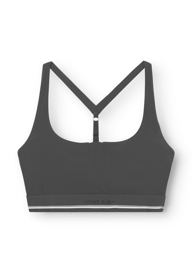 Rethinkit Butter Soft Sports BH Edge Sports Bra 0022 almost black