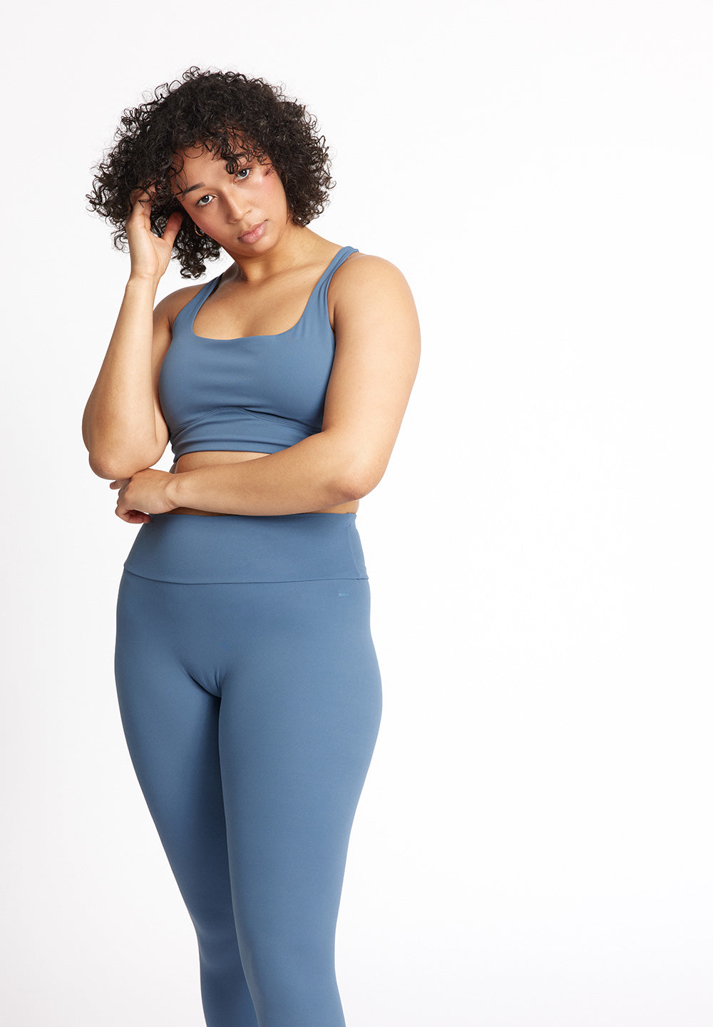 Butter Soft Sports Bra Seinna - bering sea – Rethinkit Studios