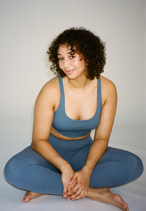 Rethinkit Butter Soft Sports Bra Seinna Sports Bra 1174 bering sea