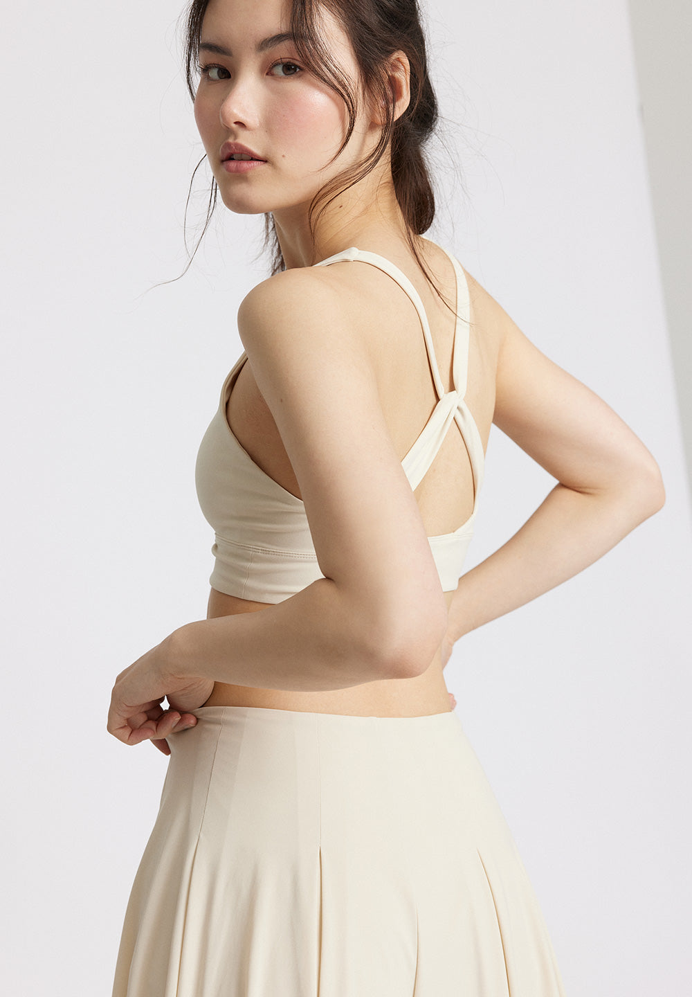 Rethinkit Butter Soft Sports Bra Seinna Sports Bra 3355 summer sand
