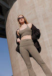 Butter Soft Sports Bra Seinna - smoke olive