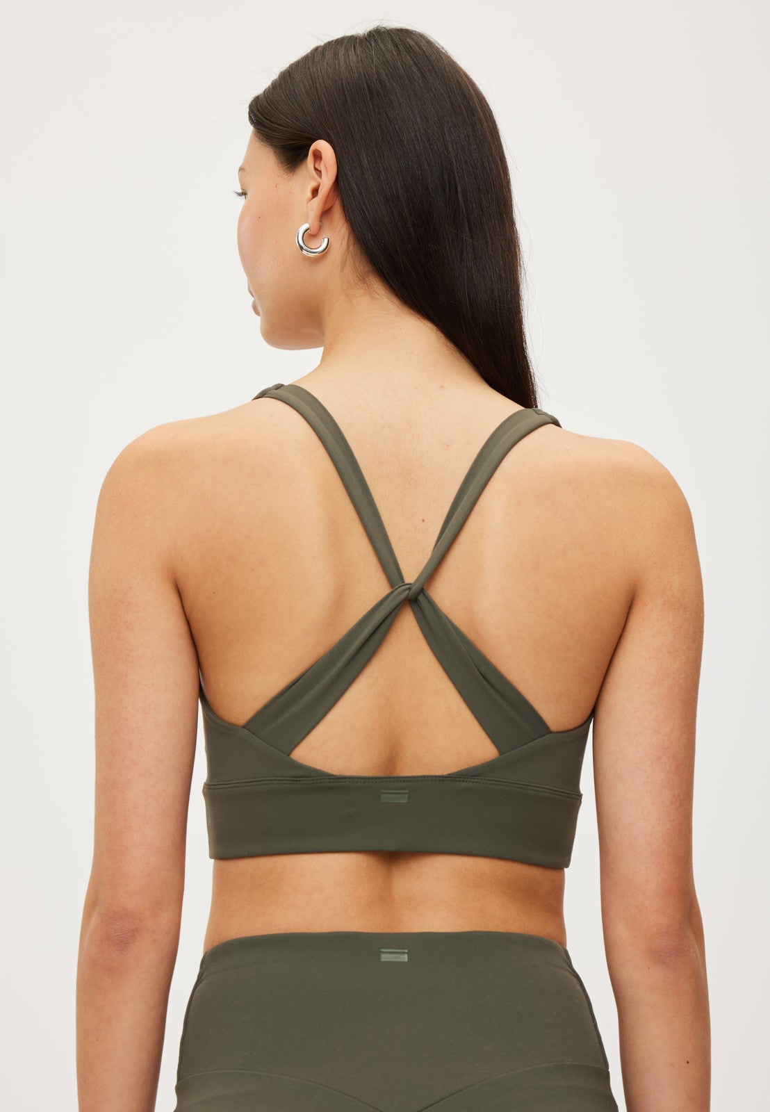 Rethinkit Butter Soft Sports Bra Seinna sports bra 9519 charcoal olive