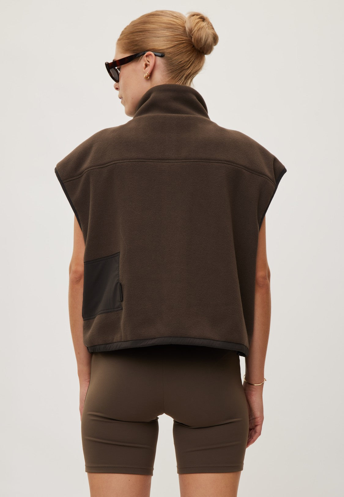 Rethinkit Gilet Polar Fleece Campfire Vest 9524 coffee