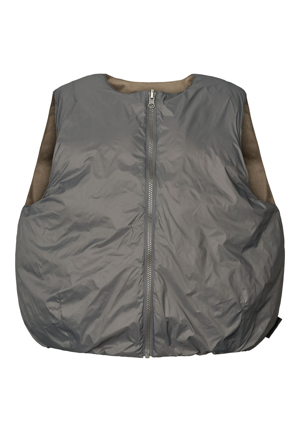 Rethinkit Gilet Revsersible Cocoon Vest 9521 grey thunder