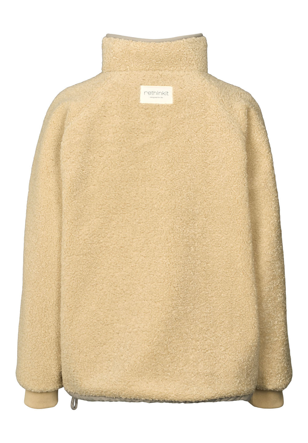 Rethinkit Half Zip Mount Pile Sweatshirt 3356 sandshell
