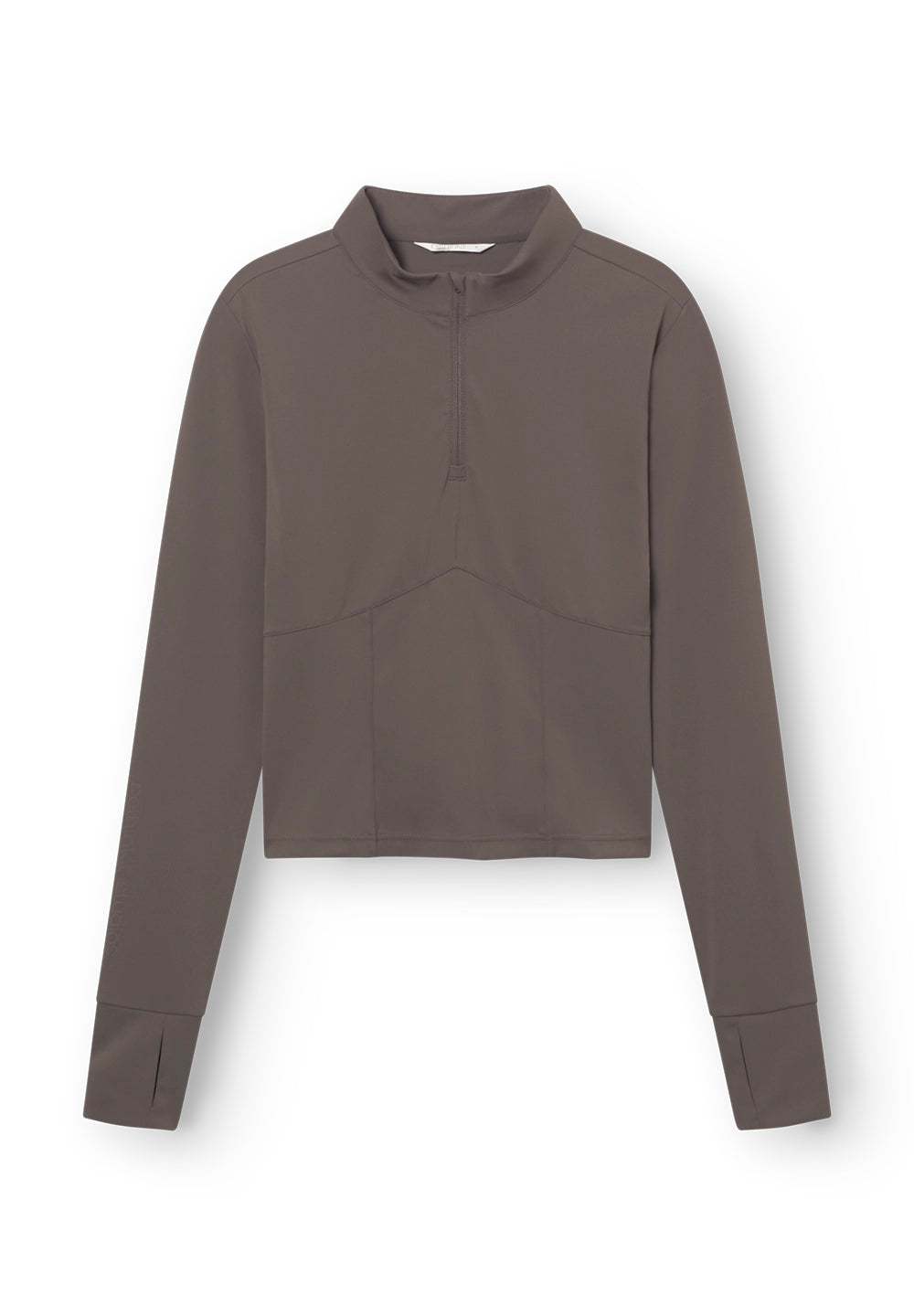 Rethinkit Half zip T-Shirt 3053 dark brown