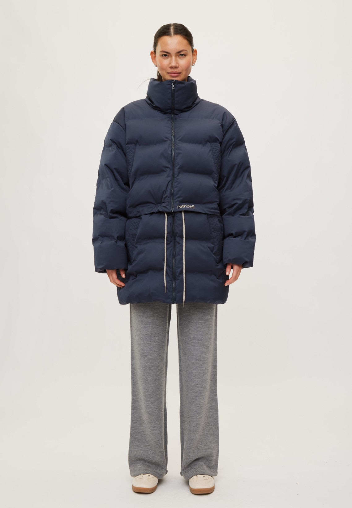 Rethinkit Jacket Puffer Hybrid Shelter Jacket 9539 blue midnight