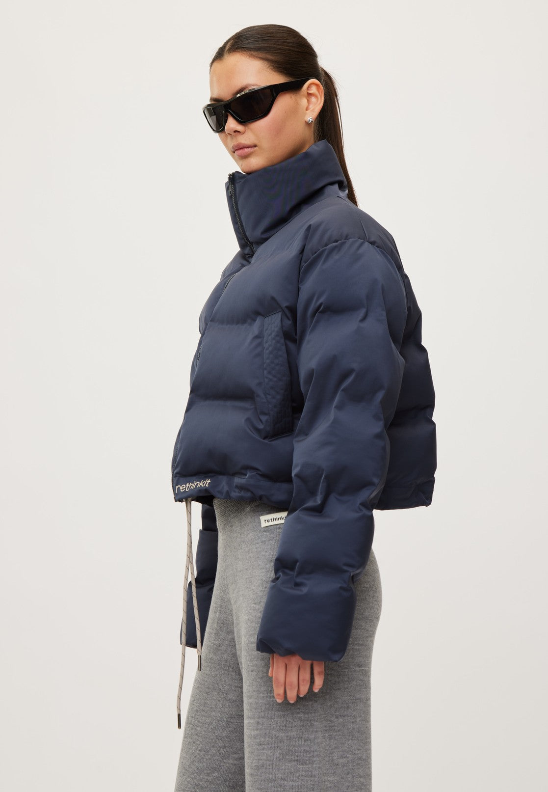 Rethinkit Jacket Puffer Hybrid Shelter Jacket 9539 blue midnight
