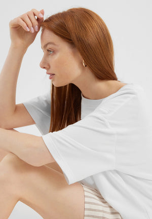 Rethinkit Light Sweat Tee Tee 0364 white