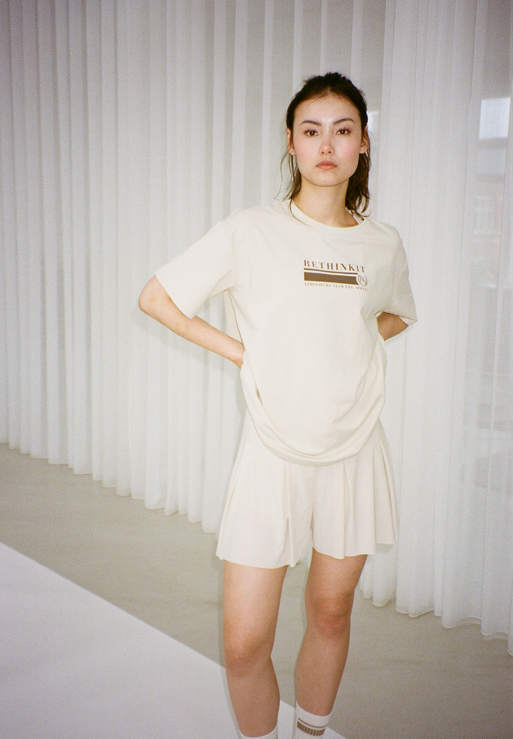 Rethinkit Light Sweat Tee Tee 3355 summer sand